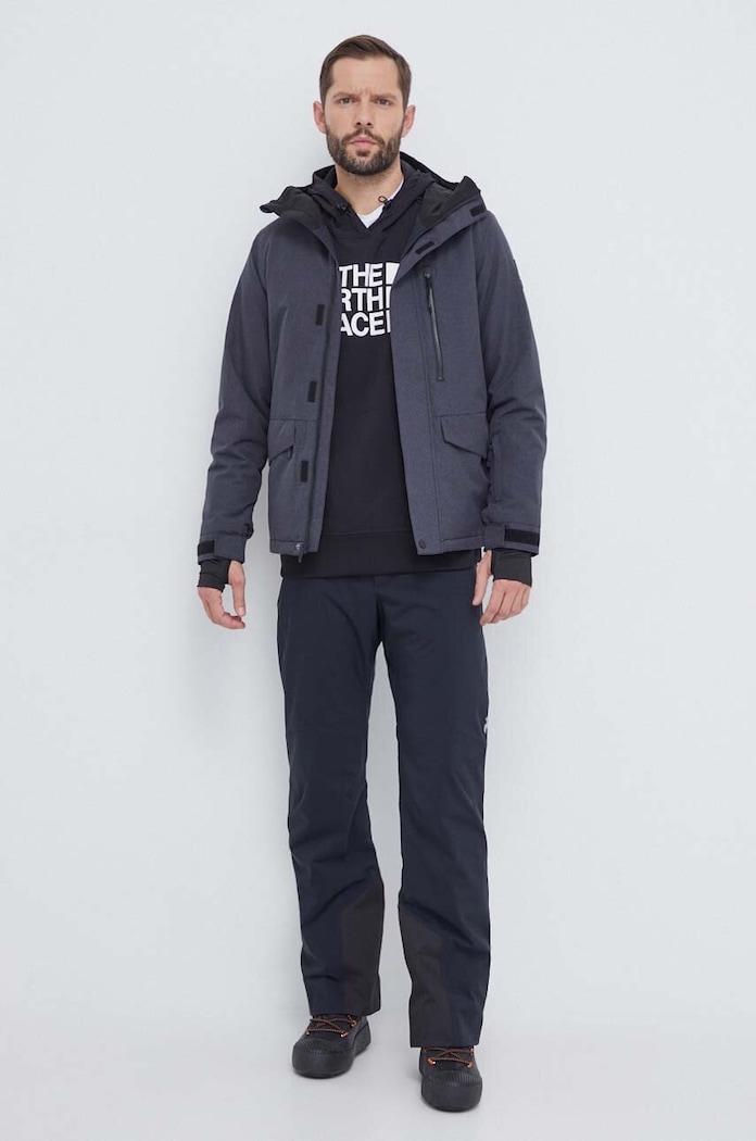 The North Face bluza sportowa Tekno Logo NF0A82V6JK31 czarny AW23