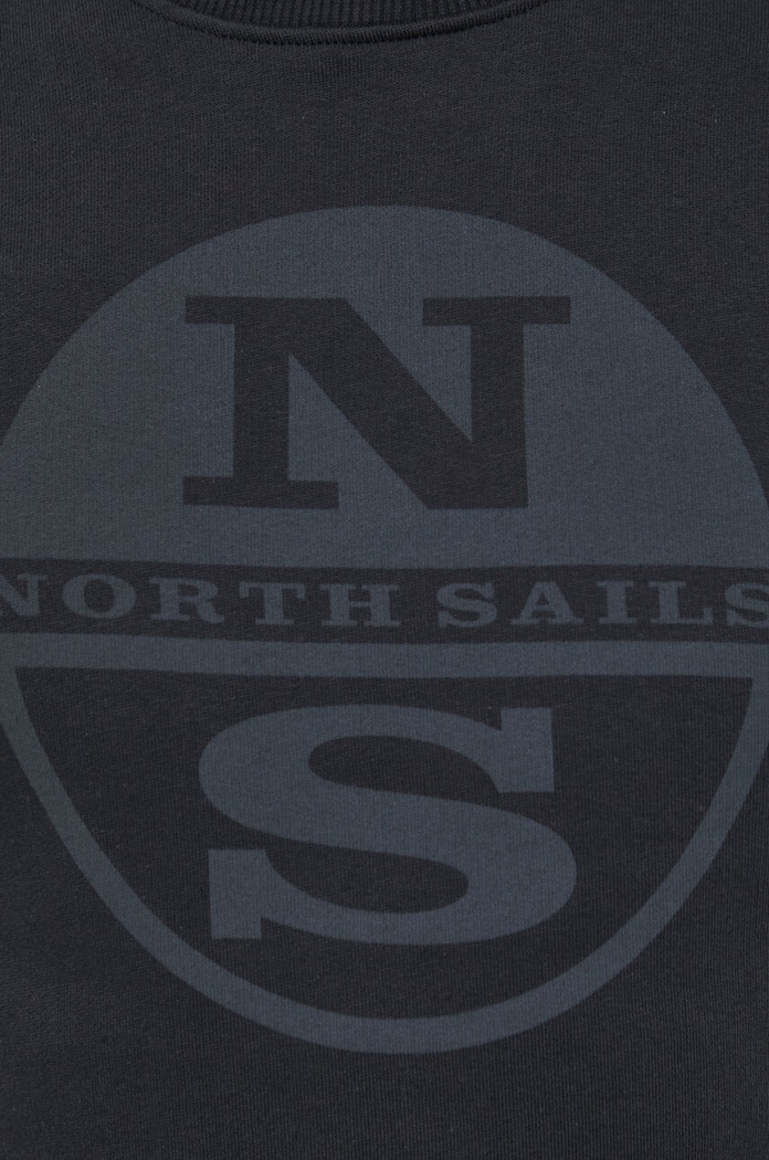 Bavlněná mikina North Sails 691160 černá