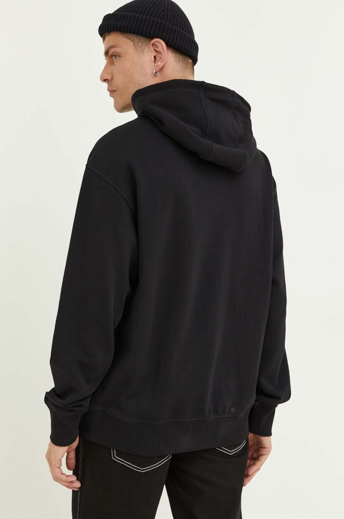 Odjeća Dickies Pamučna dukserica Dickies DK0A4YLYBLK1 crna