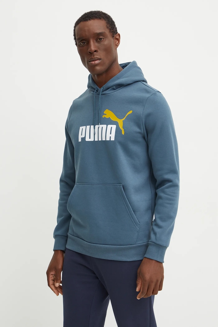 Кофта Puma с капюшоном голубой 586764