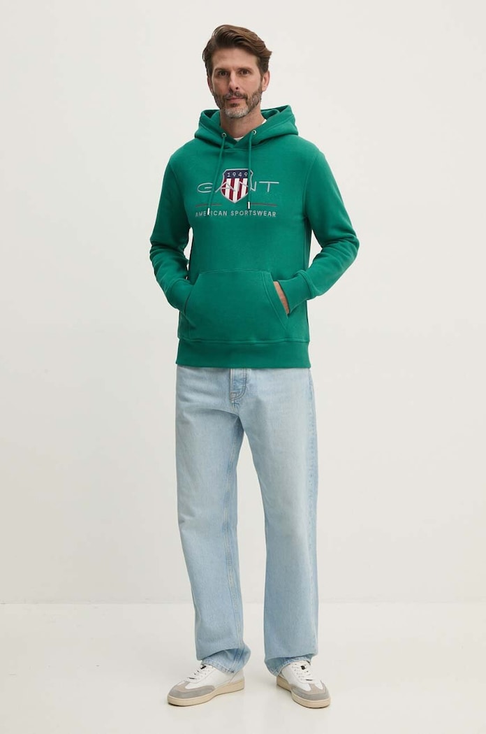 Gant bluza 2047082 zielony NC24