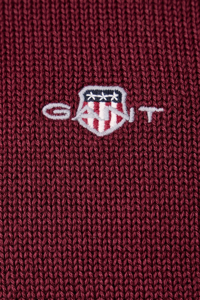 Sweter męski bawełniany Gant bordowy 8030170