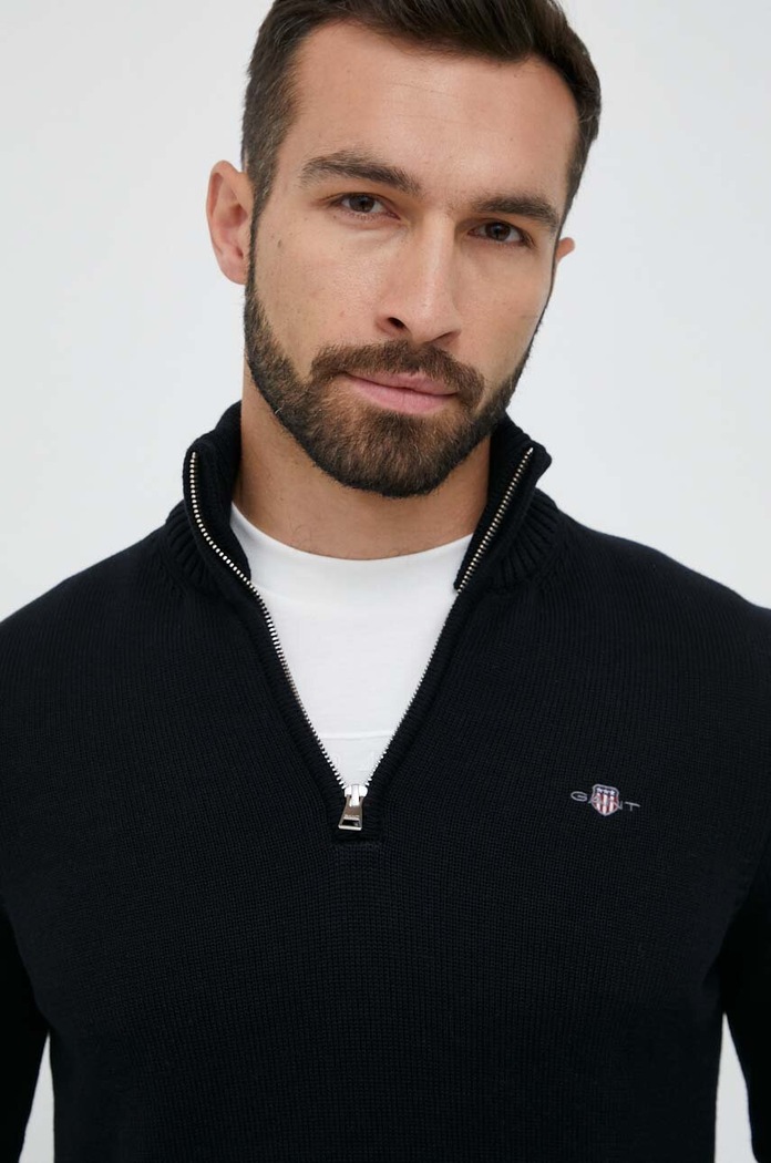 Gant maglione in cotone nero 8030170