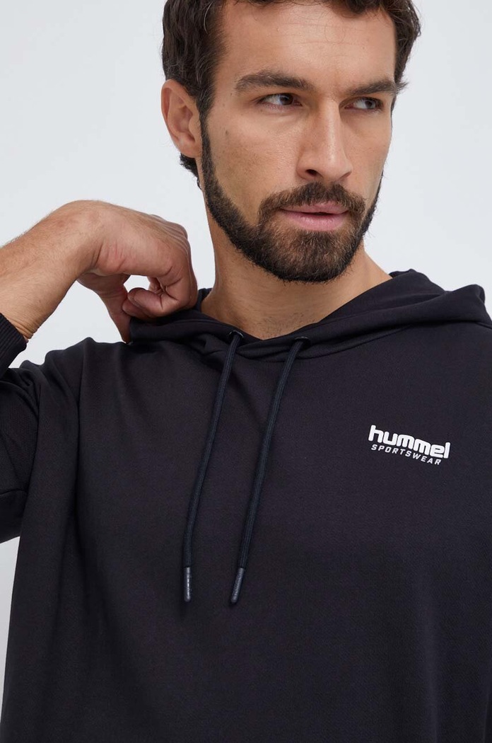 Hummel bluza bawełniana czarny 221312