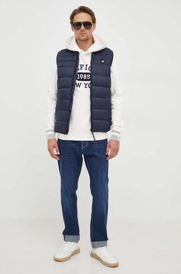 Mikina Tommy Hilfiger MW0MW32682 bílá AW23