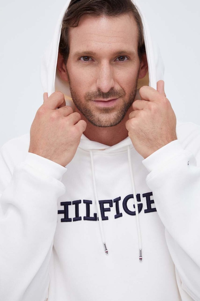 Dukserica Tommy Hilfiger bež MW0MW33062