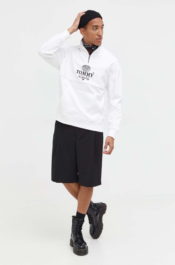 Tommy Jeans bluza bawełniana DM0DM17800 biały AW23