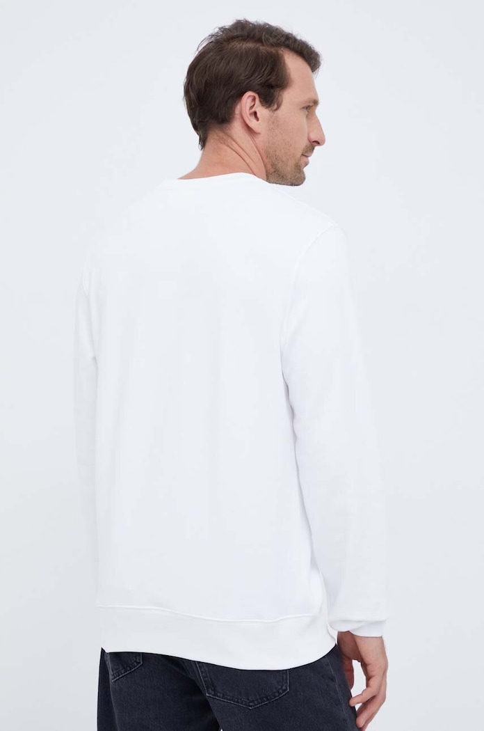 Odzież Lacoste bluza bawełniana SH1281 biały