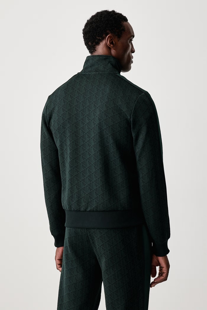 Odzież Lacoste Bluza rozpinana męska SH1368 zielony