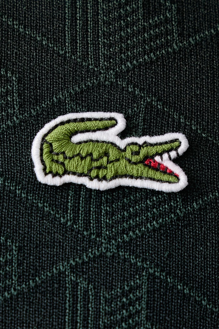 Bluza rozpinana męska Lacoste zielony SH1368
