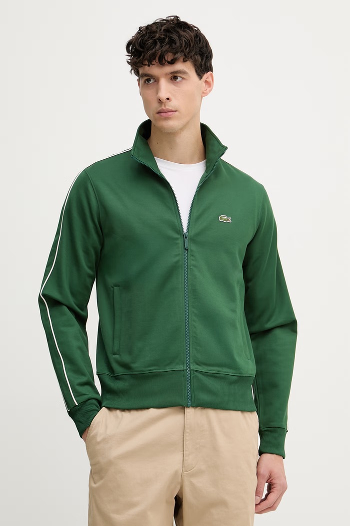 Lacoste Μπλούζα με κουμπιά ανδρική πράσινο SH1457