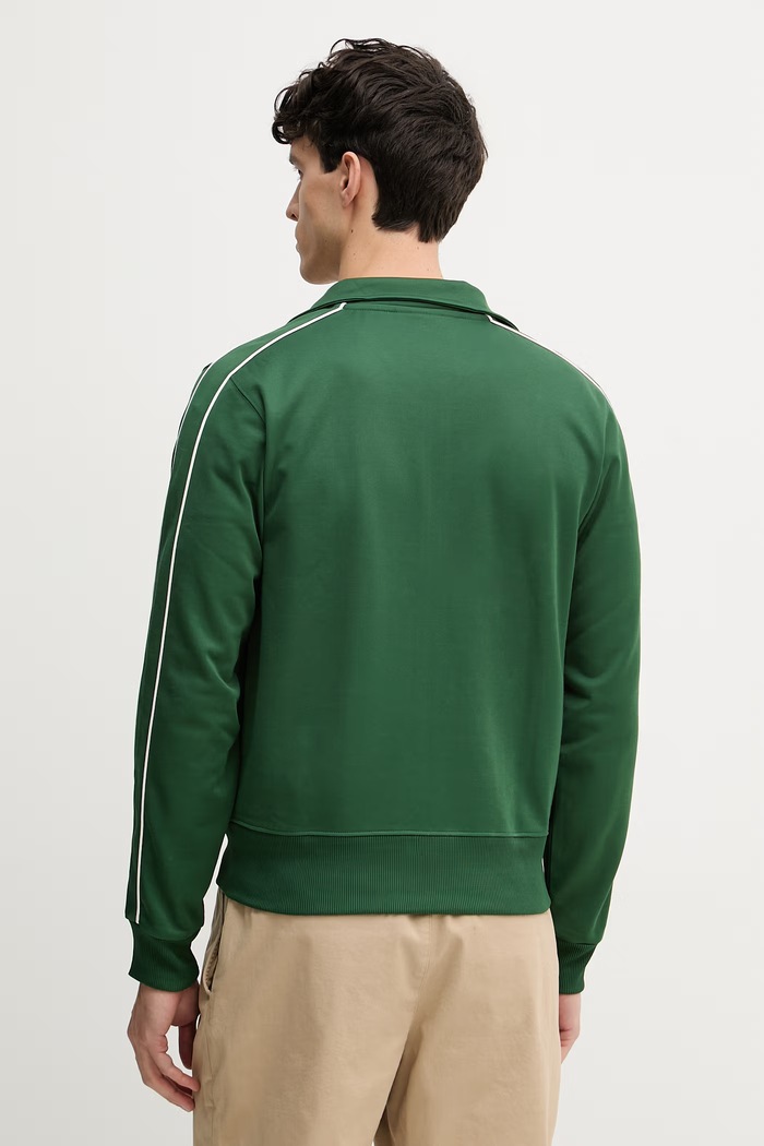 Ρούχα Lacoste Μπλούζα με κουμπιά ανδρική SH1457 πράσινο