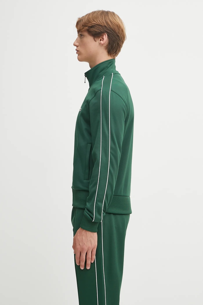 Lacoste Μπλούζα με κουμπιά ανδρική SH1457 πράσινο SS26