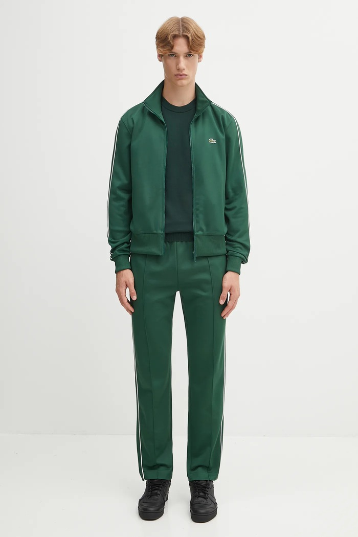 Lacoste Μπλούζα με κουμπιά ανδρική SH1457 πράσινο