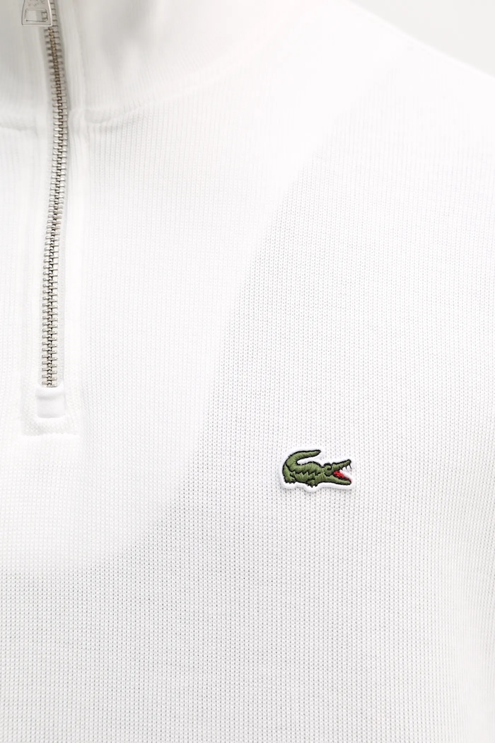 Bombažen pulover Lacoste SH1927 bela