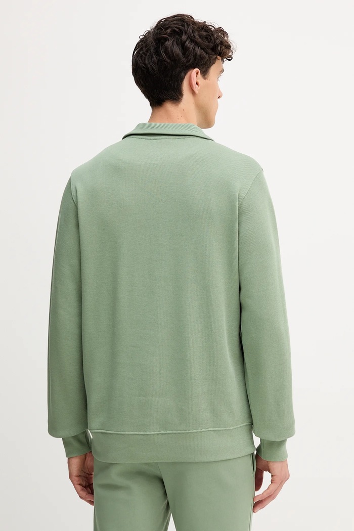 Îmbrăcăminte Lacoste pulover de bumbac SH1927 verde