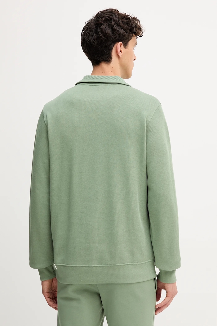 Îmbrăcăminte Lacoste pulover de bumbac SH1927 verde