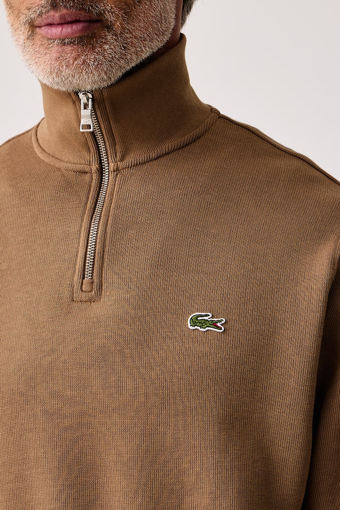 Półgolf męski bawełniany Lacoste SH1927 brązowy