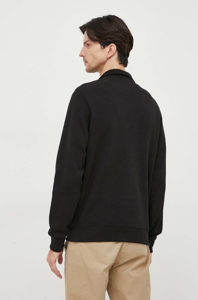 Odzież Lacoste sweter bawełniany SH1927 czarny