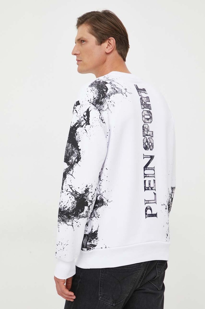 Mikina PLEIN SPORT FACC.MJO1066.STE003N biela AW23