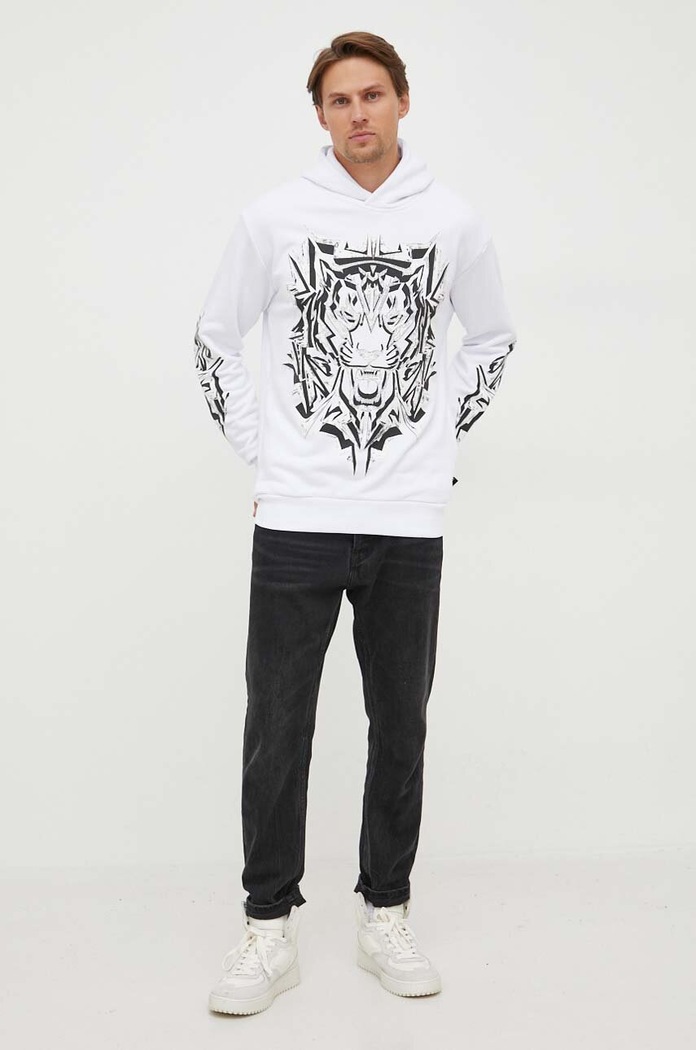 Μπλούζα PLEIN SPORT AACC.MJB3106.SJO001N λευκό AW23