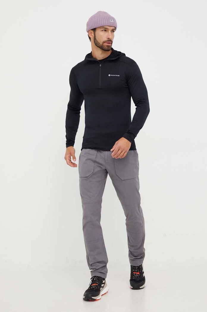 Montane Športni pulover Montane Protium Lite MPRLH15 črna AW23