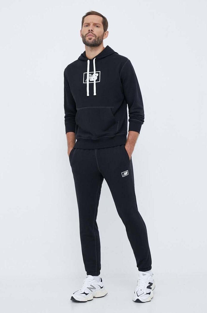 New Balance bluza MT33508BK czarny AW23