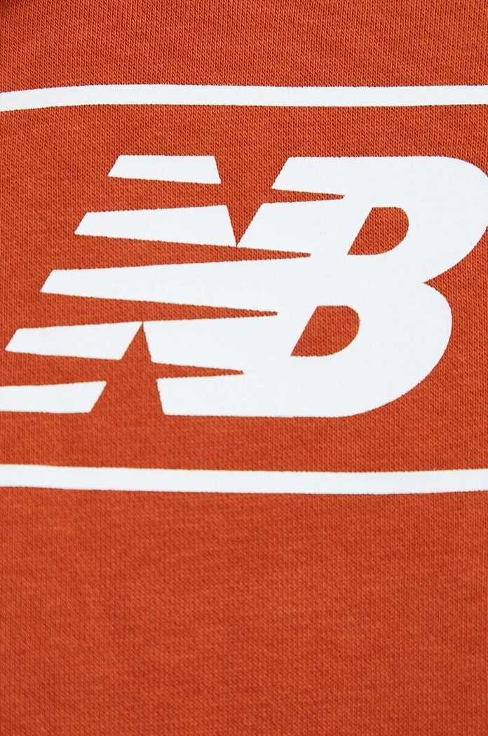 Mikina New Balance MT33508ROX hnědá