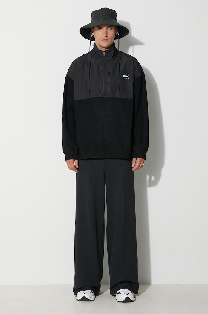Хлопковая кофта Taikan Polar Fleece Half TK0013.BLK чёрный AW23
