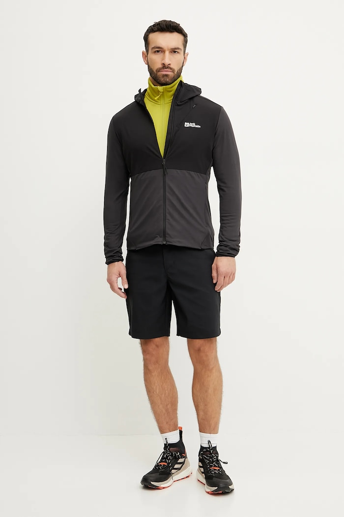 Jack Wolfskin Hanorac Baiselberg 1711381 verde SS25
