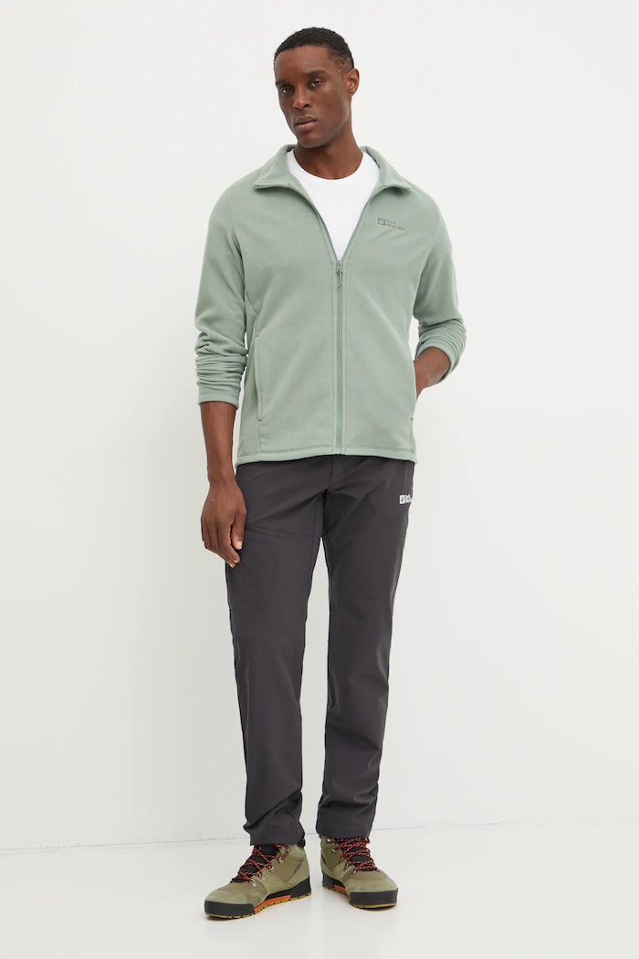 Športová mikina Jack Wolfskin Taunus 1711451 zelená AW25