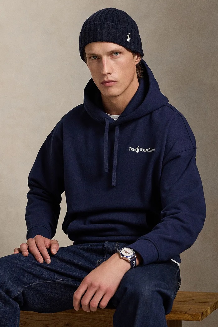 Dukserica Polo Ralph Lauren 710917904 mornarsko plava