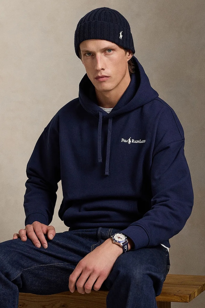 Dukserica Polo Ralph Lauren 710917904 mornarsko plava