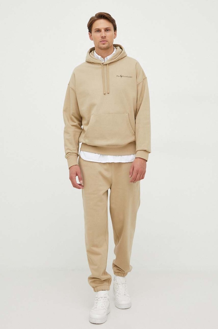 Mikina Polo Ralph Lauren 710917904 béžová SS26
