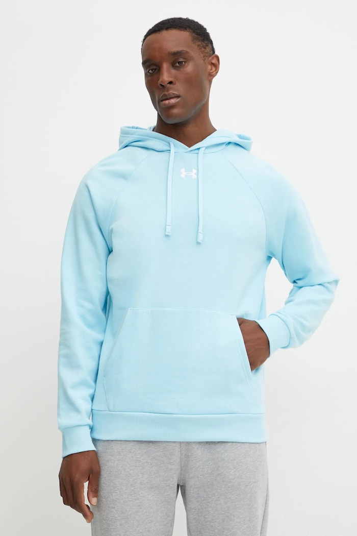Under Armour Bluză Rival Fleece albastru 1379757