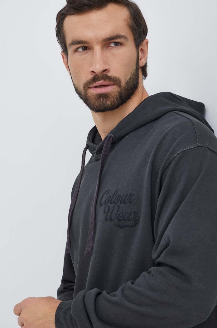 Bavlněná mikina Colourwear šedá 7010367