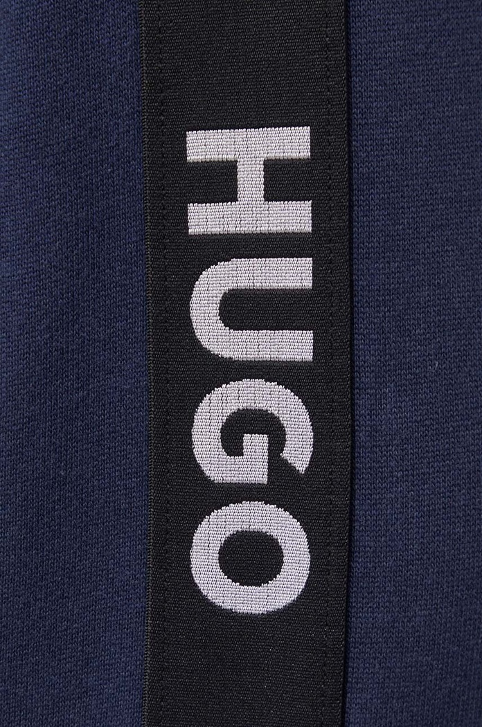 Bavlněná mikina HUGO námořnická modř 50496985