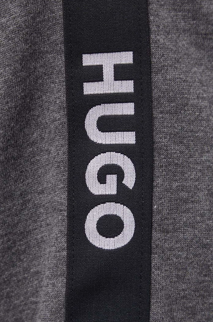 HUGO hanorac lounge din bumbac 50497003 gri