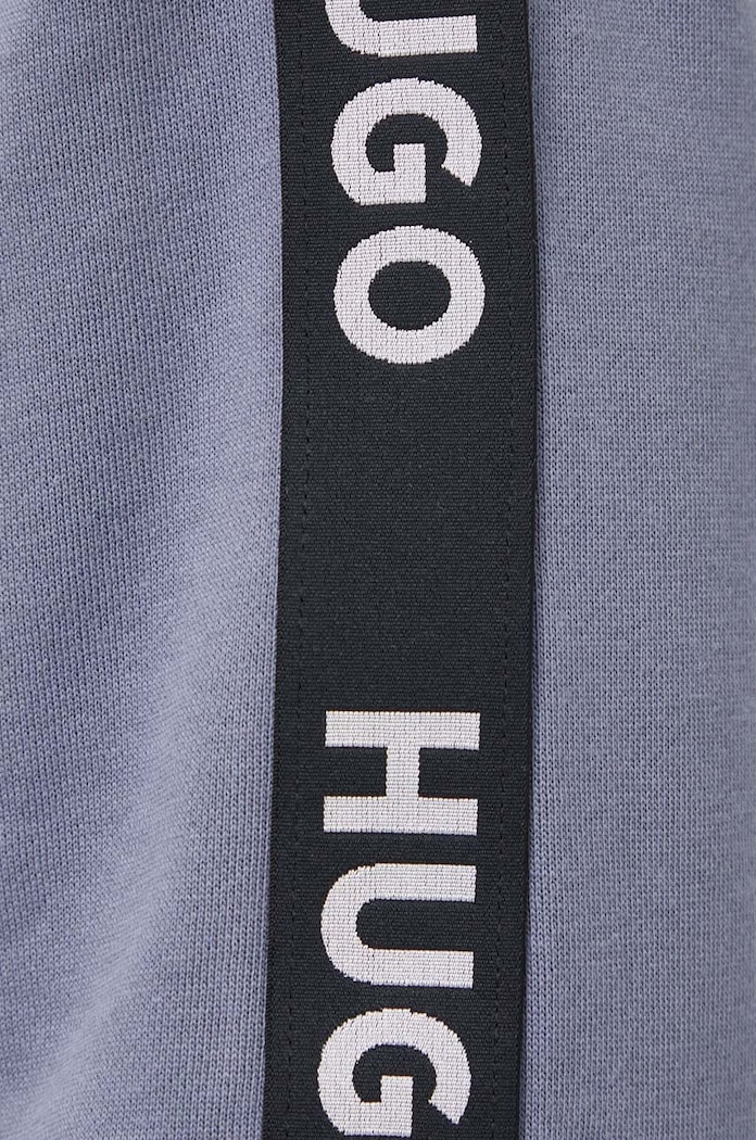 Бавовняна кофта лаунж HUGO 50504273 сірий