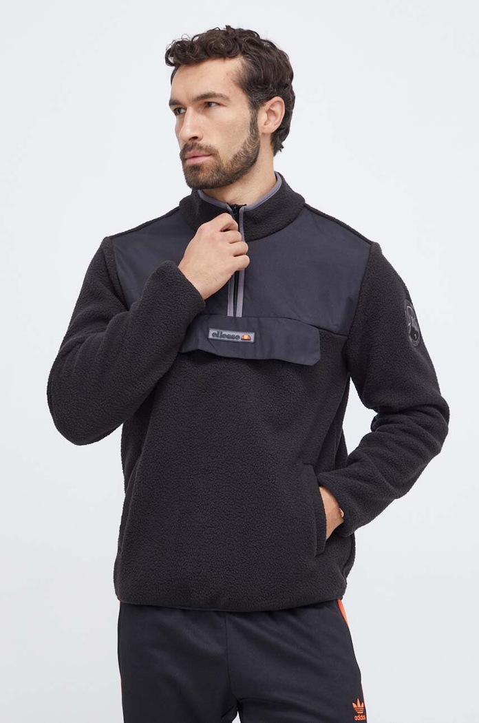 Ellesse jachetă uni negru SHT19077