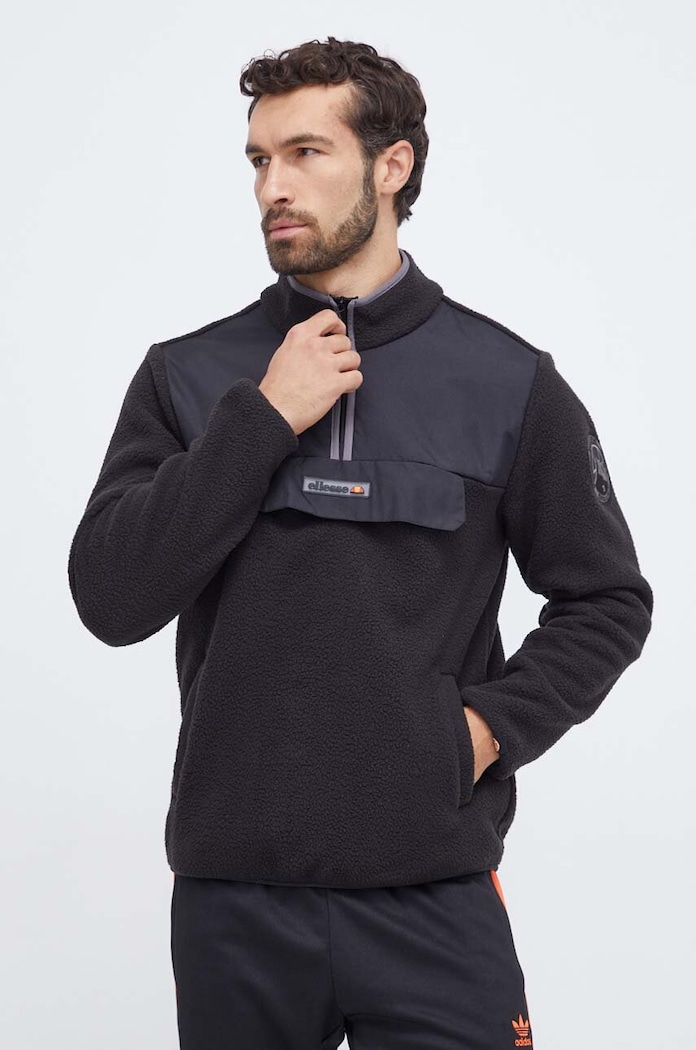 Ellesse jachetă uni negru SHT19077