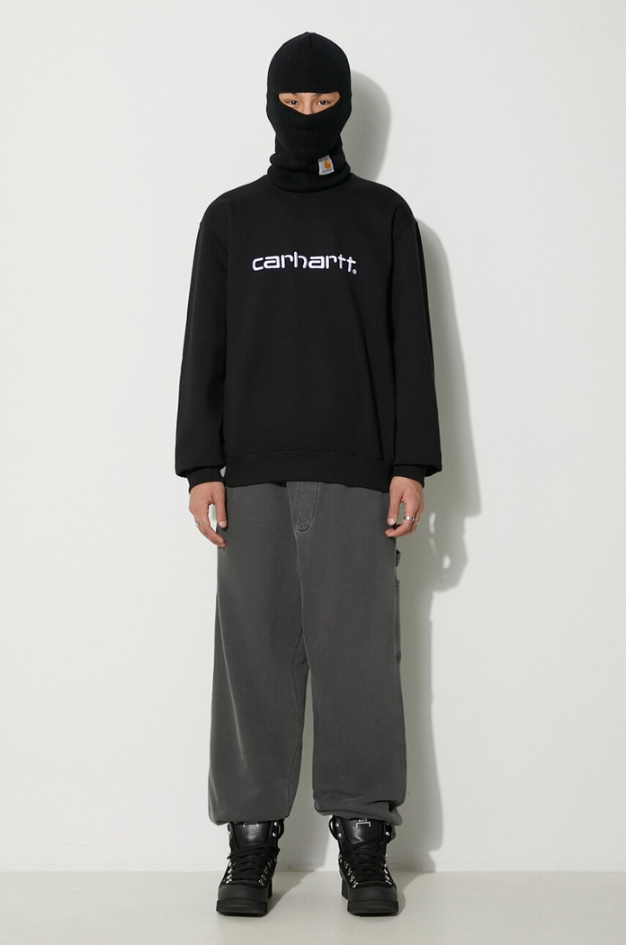 Carhartt WIP felpa I030546.0D2XX nero AW23