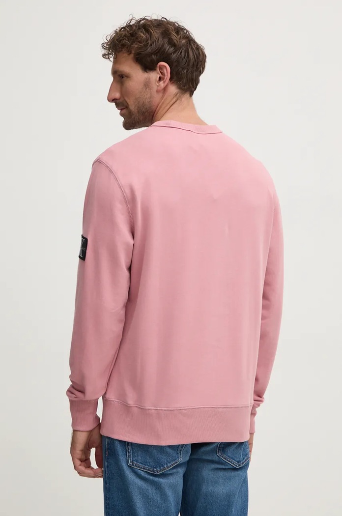 Oblečení Bavlněná mikina Calvin Klein Jeans J30J323426 růžová