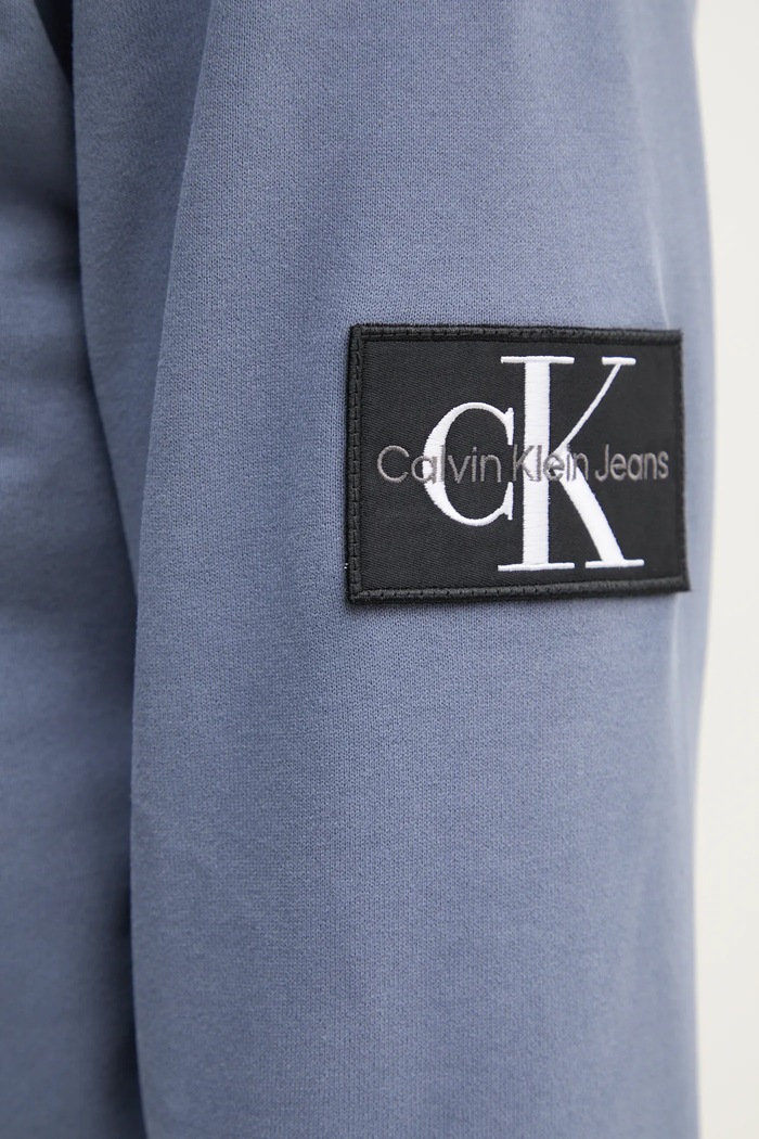Bavlněná mikina Calvin Klein Jeans J30J323426 modrá