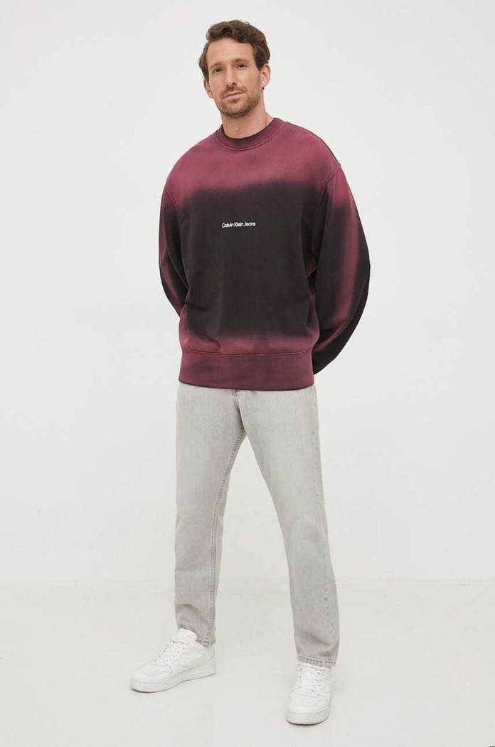 Calvin Klein Jeans Памучен суичър Calvin Klein Jeans J30J324105 черен AW23