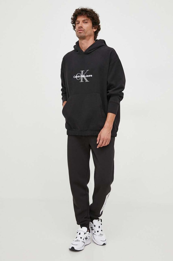 Mikina Calvin Klein Jeans J30J324118 čierna AW23