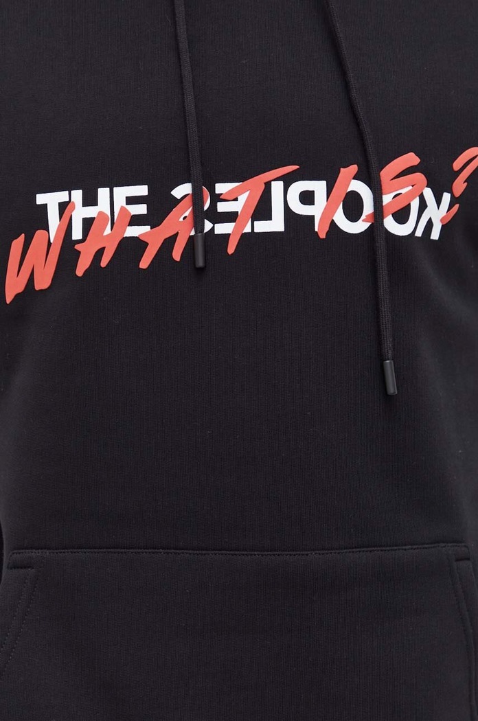 Bavlnená mikina The Kooples HSWE25090K čierna
