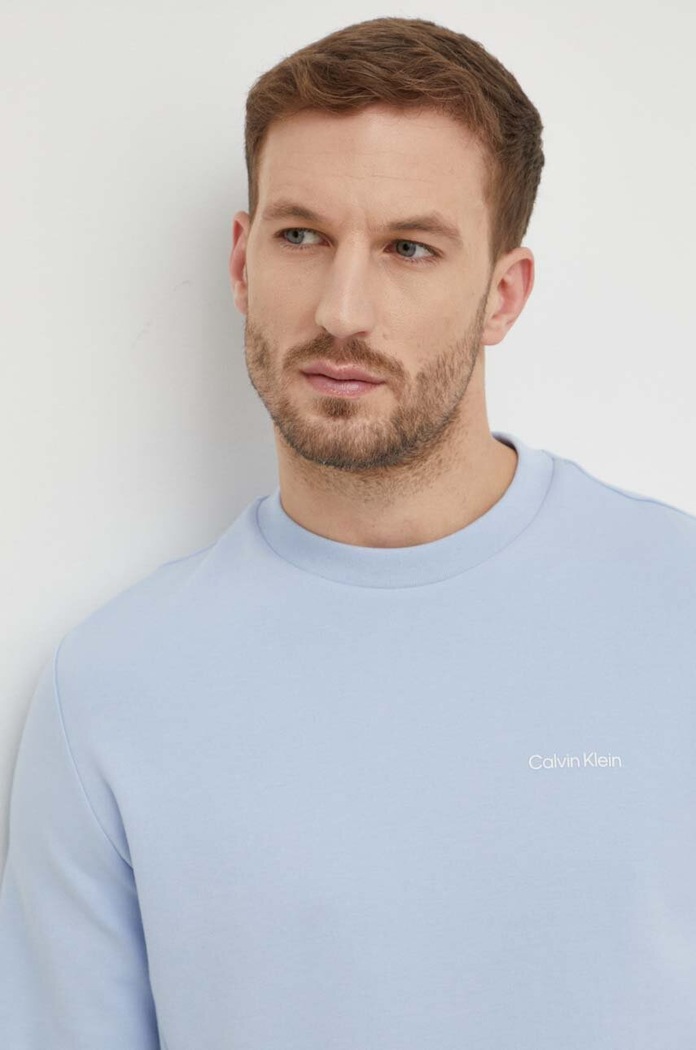 Mikina Calvin Klein modrá K10K109926
