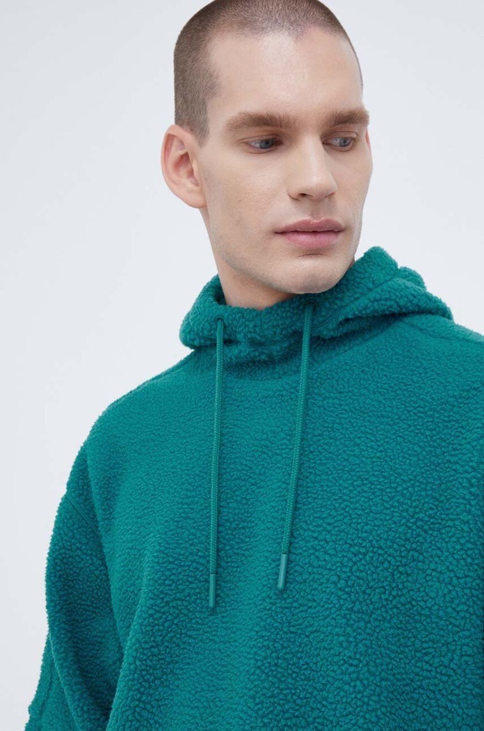 Спортен суичър Calvin Klein Performance зелен 00GMF3W315