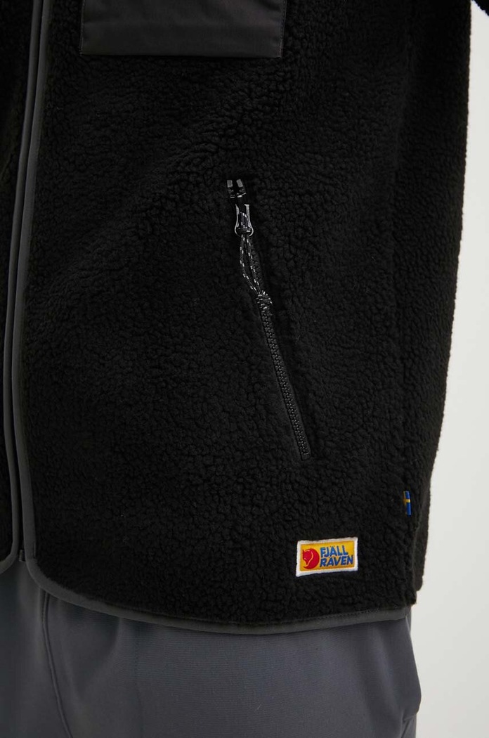 Mikina Fjallraven Vardag Pile F84158.550.030 čierna